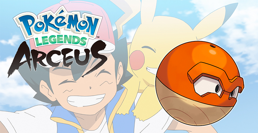 Pokémon Legends: Arceus – Hisuian Voltorb é revelado; Teaser e