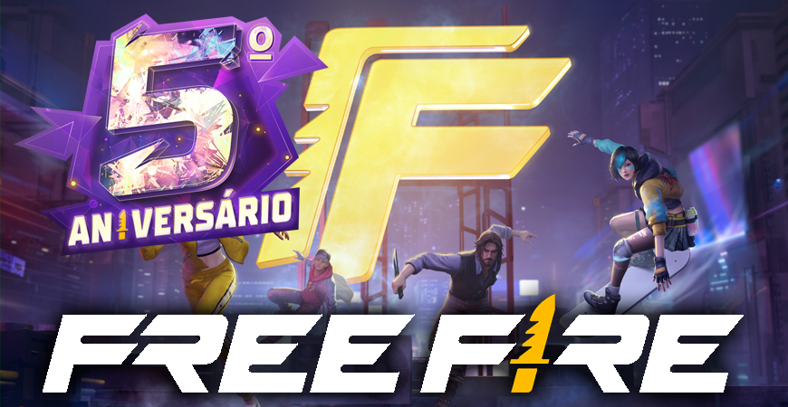 Free Fire celebra 5 anos com 1º show de Justin Bieber no jogo