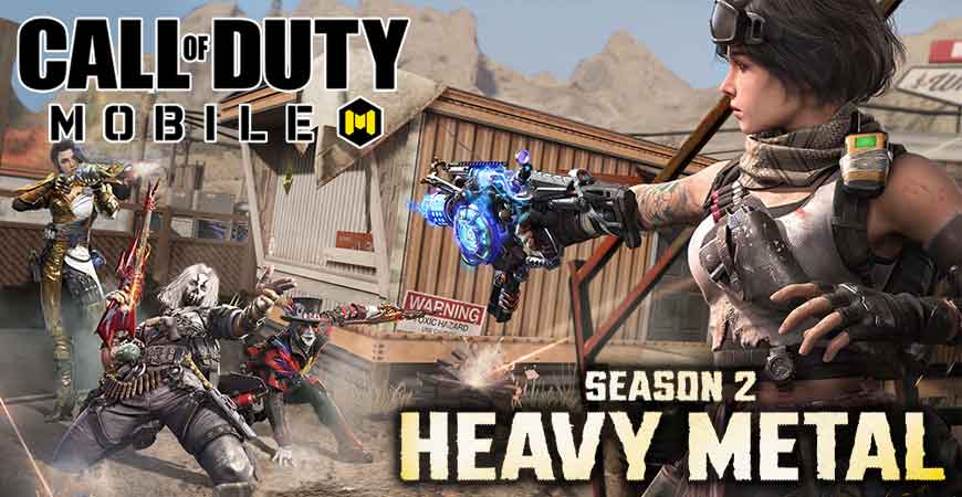 Call of Duty: Mobile terá sua segunda temporada chamada Heavy Metal -  Millenium